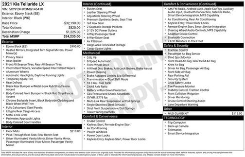 2021 Kia Telluride LX