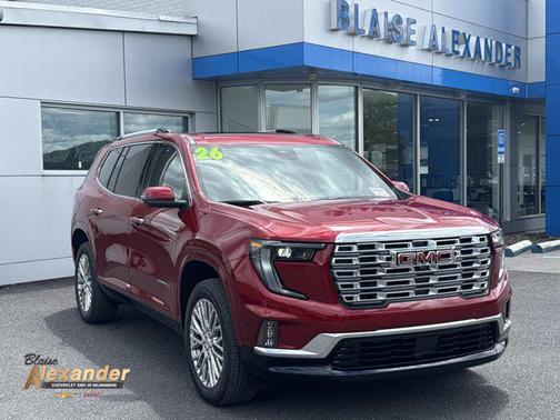Volcanic Red Tintcoat 2026 GMC Acadia Denali