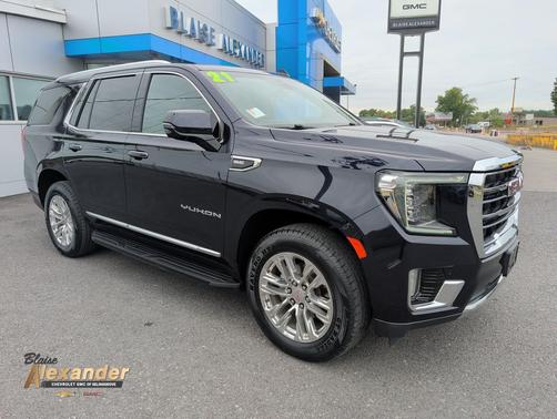 Midnight Blue Metallic 2021 GMC Yukon SLT