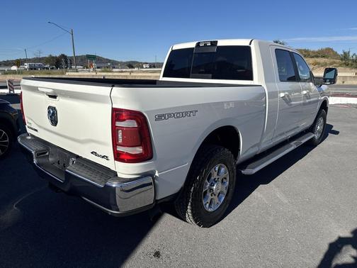 Pearl White 2023 RAM 2500 Laramie Mega Cab 4x4 6'4' Box