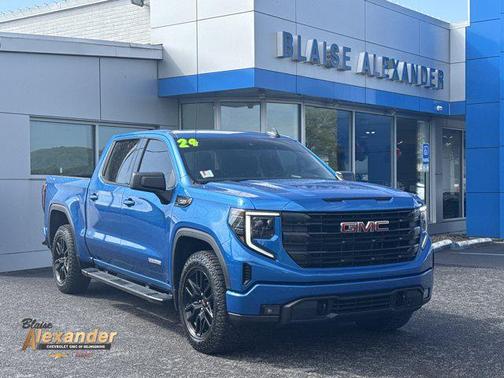 Dynamic Blue Metallic 2024 GMC Sierra 1500 Elevation
