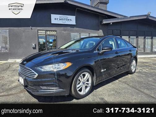 Shadow Black 2018 Ford Fusion Hybrid S