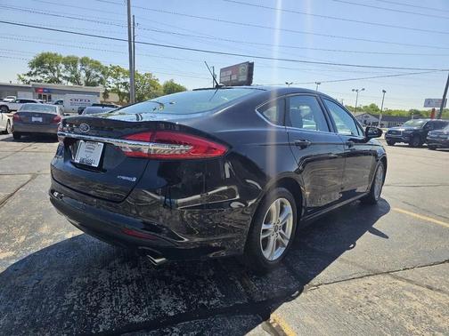 Shadow Black 2018 Ford Fusion Hybrid S