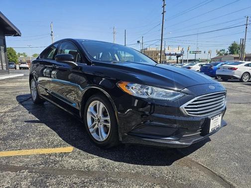 Shadow Black 2018 Ford Fusion Hybrid S
