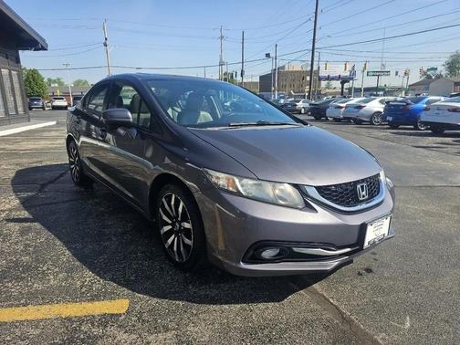 Gray 2015 Honda Civic EX-L
