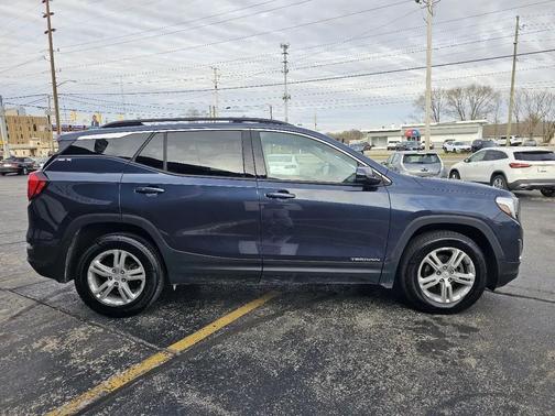 Blue Steel Metallic 2019 GMC Terrain SLE