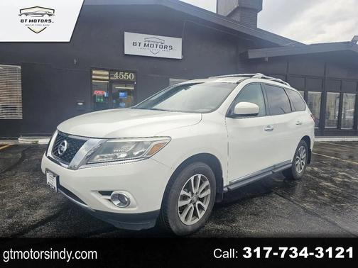 Moonlight White 2014 Nissan Pathfinder SL