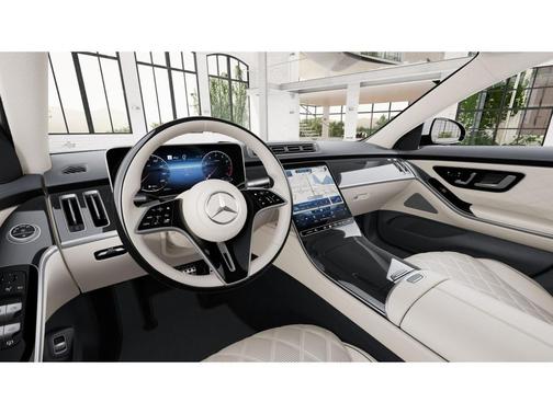MANUFAKTUR Moonlight White Metallic 2026 Mercedes-Benz S-Class 4MATIC