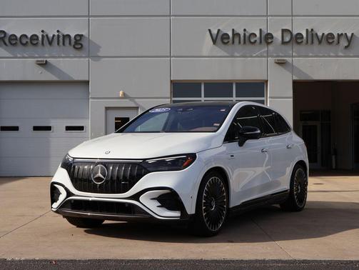 Moonlight White 2025 Mercedes-Benz AMG EQE 4MATIC+