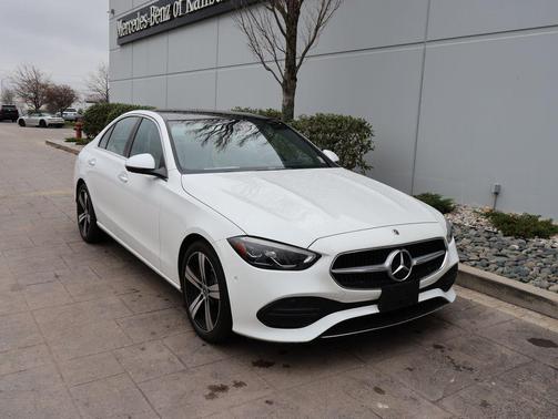MANUFAKTUR Moonlight White Metallic 2023 Mercedes-Benz C-Class C 300 4MATIC