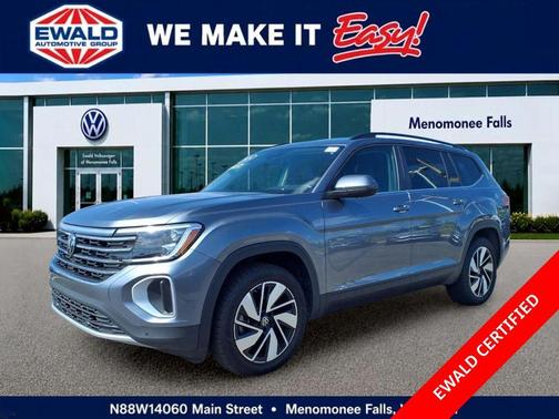 Platinum Gray Metallic 2024 Volkswagen Atlas 2.0T SE