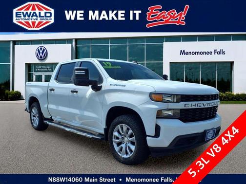 Summit White 2019 Chevrolet Silverado 1500 Custom