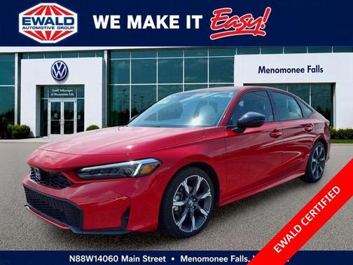 Red 2025 Honda Civic Hybrid TOURING