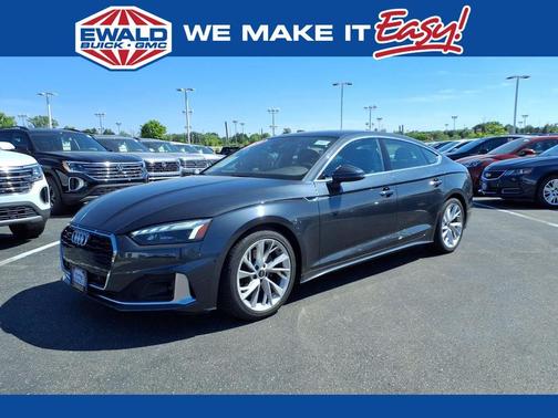 Manhattan Gray Metallic 2021 Audi A5 40 Premium Plus