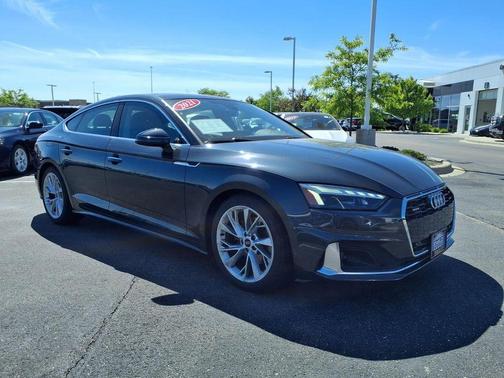 Manhattan Gray Metallic 2021 Audi A5 40 Premium Plus