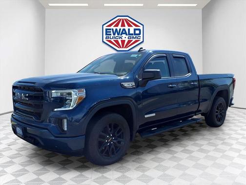 Pacific Blue Metallic 2021 GMC Sierra 1500 Elevation