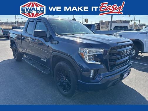 Pacific Blue Metallic 2021 GMC Sierra 1500 Elevation