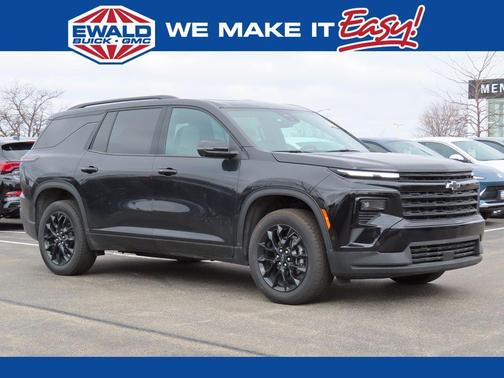 Mosaic Black Metallic 2024 Chevrolet Traverse LT