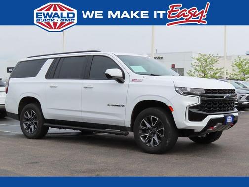 Summit White 2021 Chevrolet Suburban Z71