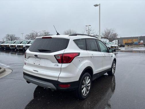 White Platinum 2019 Ford Escape SEL