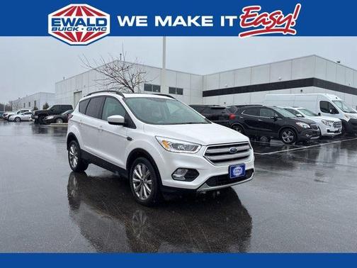 White Platinum 2019 Ford Escape SEL