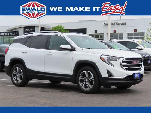 Summit White 2020 GMC Terrain SLT