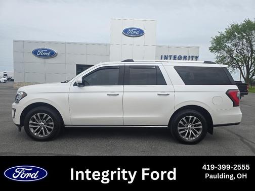White Platinum Metallic Tri-Coat 2018 Ford Expedition Max Limited