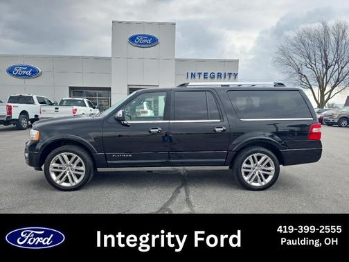 Shadow Black 2017 Ford Expedition EL Platinum