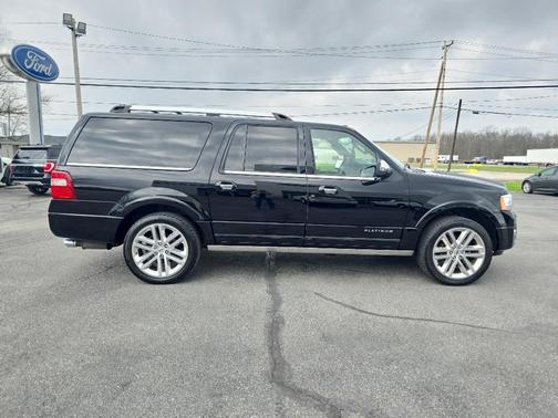 Shadow Black 2017 Ford Expedition EL Platinum