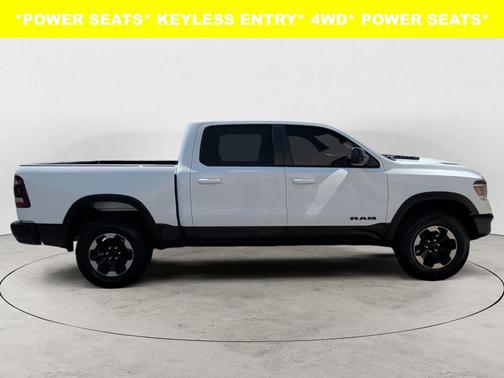 Bright White Clearcoat 2019 RAM 1500 Rebel