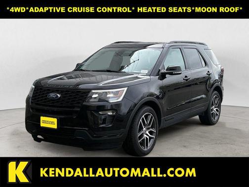 Shadow Black 2018 Ford Explorer Sport