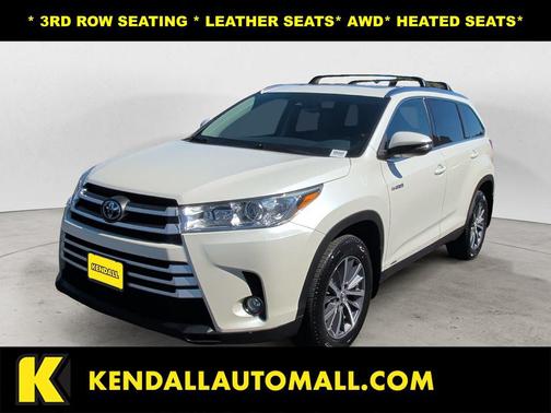 Blizzard Pearl 2019 Toyota Highlander Hybrid XLE