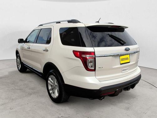 White Platinum Metallic Tri-Coat 2015 Ford Explorer XLT