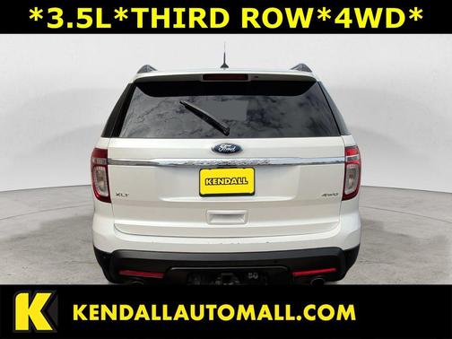 White Platinum Metallic Tri-Coat 2015 Ford Explorer XLT