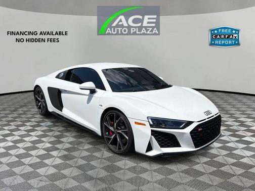 White 2021 Audi R8 V10 RWD S tronic