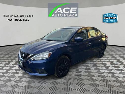 Blue 2018 Nissan Sentra SV