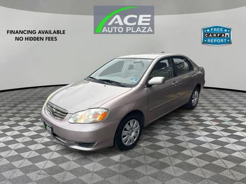 Gold 2003 Toyota Corolla S