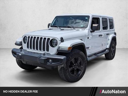 Bright White Clearcoat 2021 Jeep Wrangler Unlimited Sahara