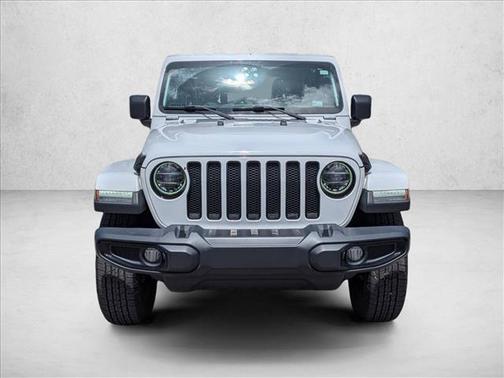 Bright White Clearcoat 2021 Jeep Wrangler Unlimited Sahara