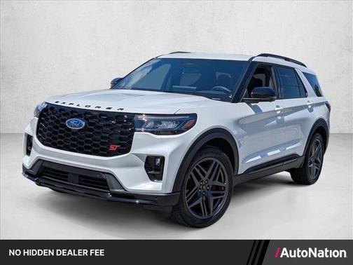 Star White Metallic Tri-Coat 2026 Ford Explorer ST