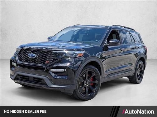 Agate Black Metallic 2023 Ford Explorer ST