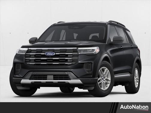 Agate Black Metallic 2025 Ford Explorer Active