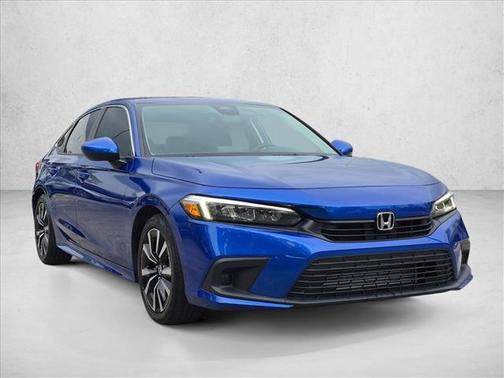 Aegean Blue Metallic 2024 Honda Civic EX