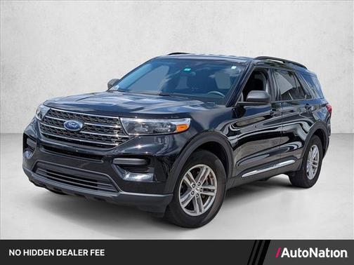 Agate Black Metallic 2023 Ford Explorer XLT