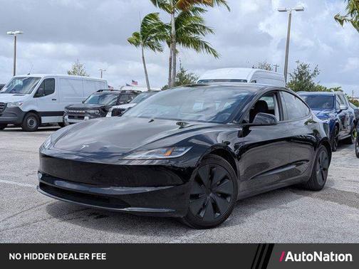 Solid Black 2024 Tesla Model 3 Standard Range
