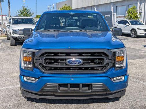 Velocity Blue Metallic 2021 Ford F-150 XLT