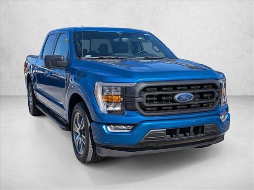 Velocity Blue Metallic 2021 Ford F-150 XLT