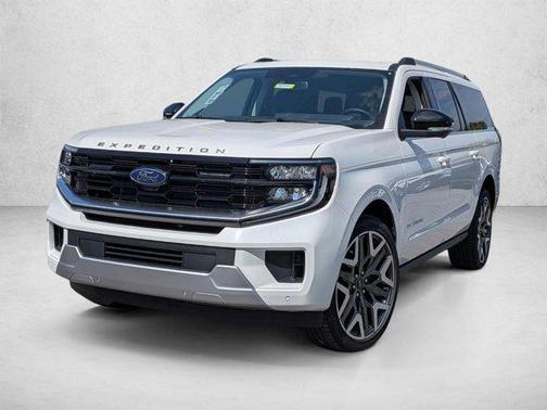 Star White Metallic Tri-Coat 2026 Ford Expedition Max Platinum