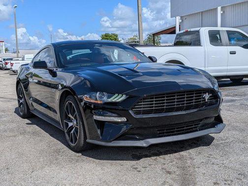Shadow Black 2021 Ford Mustang EcoBoost
