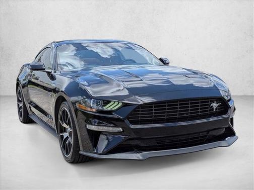 Shadow Black 2021 Ford Mustang EcoBoost
